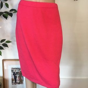 St. John Knit Pencil Skirt Passion Hot Pink NWT 4